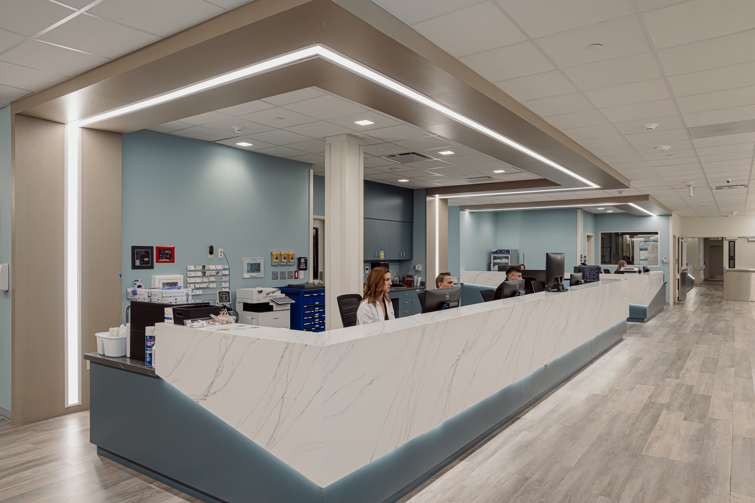Friendswood Hospital ER clinical workspace